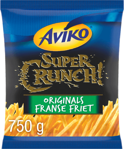Foto van Aviko Franse Friet Supercrunch Original op witte achtergrond