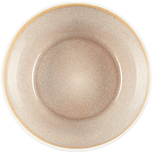 Foto van Schaal beige white tzia 17x6cm op witte achtergrond