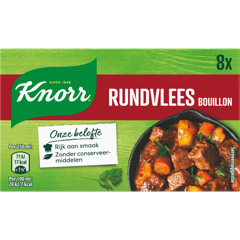 Knorr Bouillonblokje Bouillon Rundvlees 8 stuks