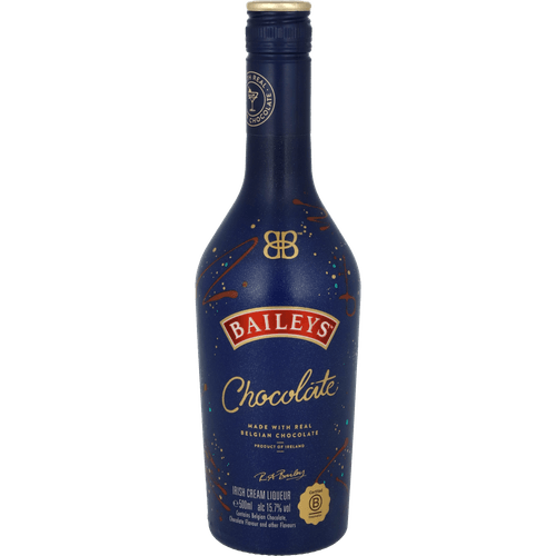 Foto van Baileys Likeur belgium chocolate op witte achtergrond
