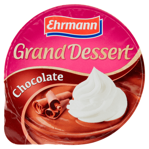 Foto van Ehrmann Grand dessert chocolade op witte achtergrond