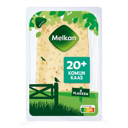 Foto van Melkan Komijn 20+ plakken op witte achtergrond