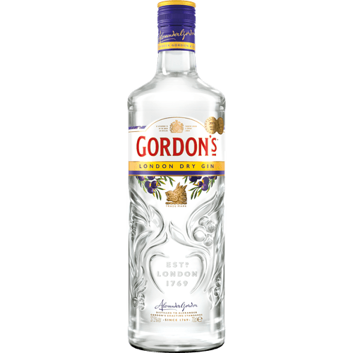 Foto van Gordon's Gin dry op witte achtergrond