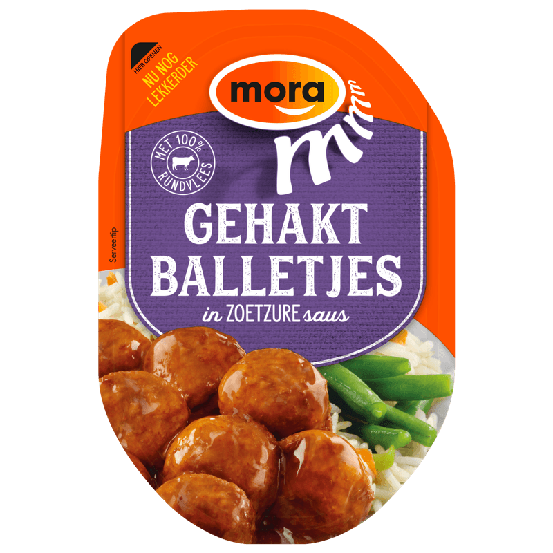 Mora Gehaktballetjes in Zoetzure Saus