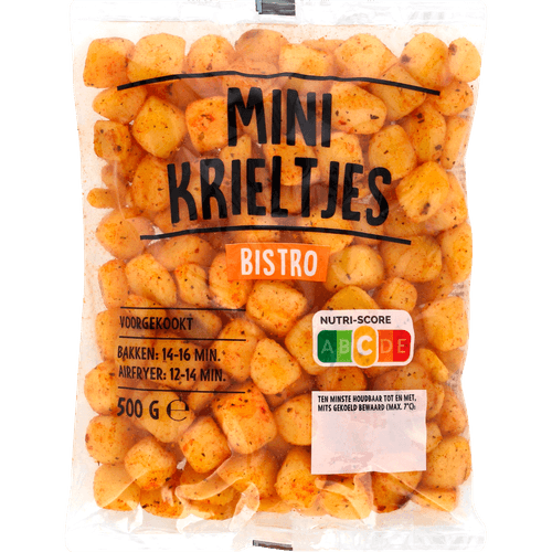 Foto van Minikrieltjes bistro op witte achtergrond