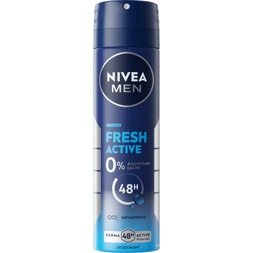 Foto van Nivea Deospray men fresh active op witte achtergrond