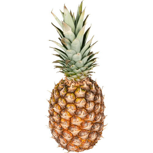 Foto van Del Monte Honeyglow ananas costa rica op witte achtergrond