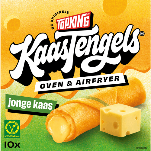 Foto van Topking Oven & airfryer kaasstengels jonge kaas 10 st. op witte achtergrond