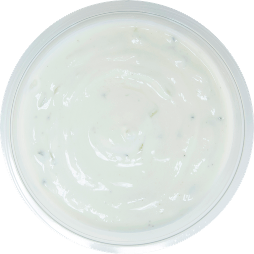 Foto van DekaMarkt Tzatziki op witte achtergrond