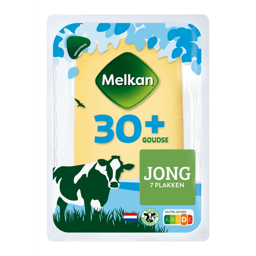 Foto van Melkan Goudse jong 30+ plakken op witte achtergrond