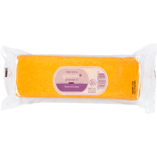 Foto van G'woon Boerencake op witte achtergrond