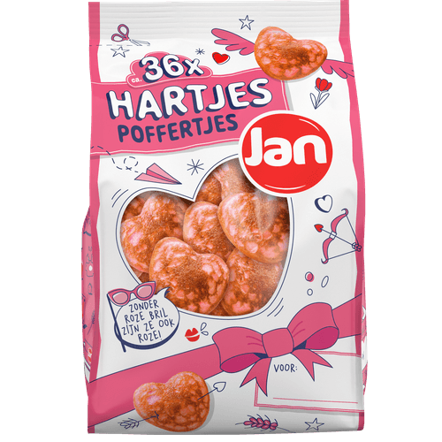 Foto van Jan Hartjes poffertjes 36 stuks 300 g op witte achtergrond