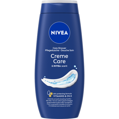Foto van Nivea Douchecrème creme care op witte achtergrond