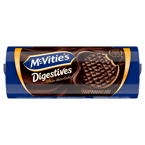 Foto van McVitie's Digestive puur op witte achtergrond