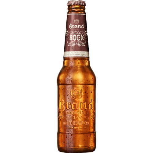 Foto van Brand Dubbelbock op witte achtergrond