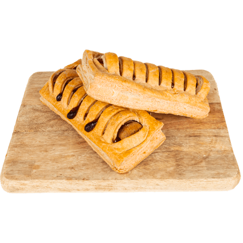 Foto van Frikandelbroodje op witte achtergrond