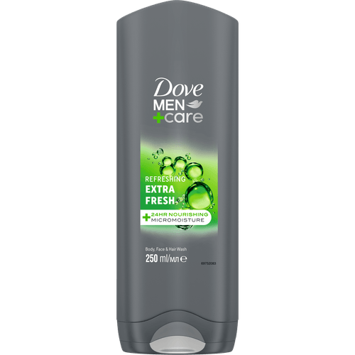 Foto van Dove Douchegel men + care extra fresh op witte achtergrond