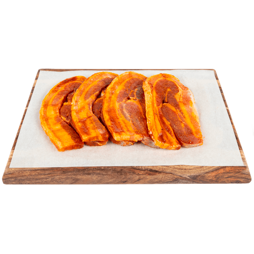 Foto van DekaVers Speklap a la minute gemarineerd 4 stuks op witte achtergrond