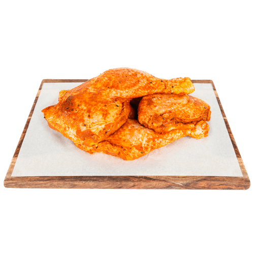 Foto van DekaVers Scharrel kippenbouten gekruid 4 stuks op witte achtergrond