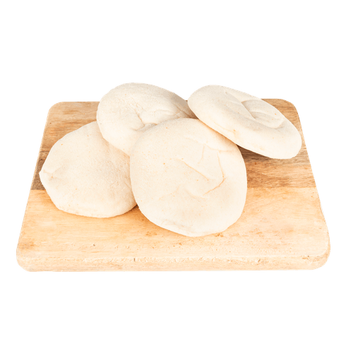 Foto van DekaVers Pitabroodjes op witte achtergrond