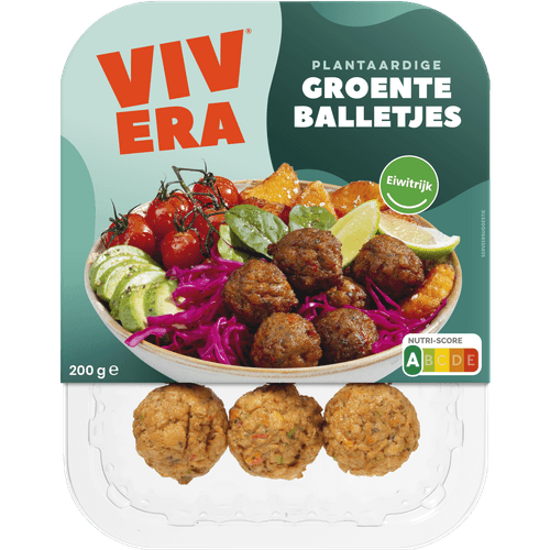 Foto van Vivera Groenteballetjes op witte achtergrond