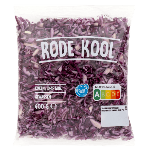 Foto van Rode kool op witte achtergrond