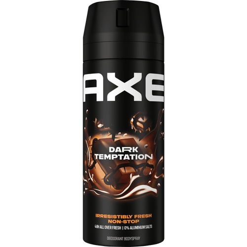 Foto van AXE Deospray dark temptation op witte achtergrond