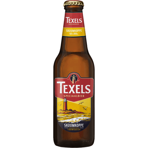 Foto van Texels Skuumkoppe weizen op witte achtergrond