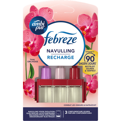 Foto van Ambi Pur 3volution navulling thai orchidee op witte achtergrond