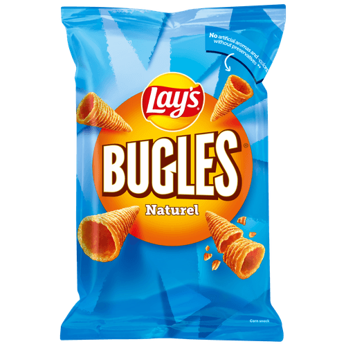 Foto van Lay's Bugles naturel op witte achtergrond