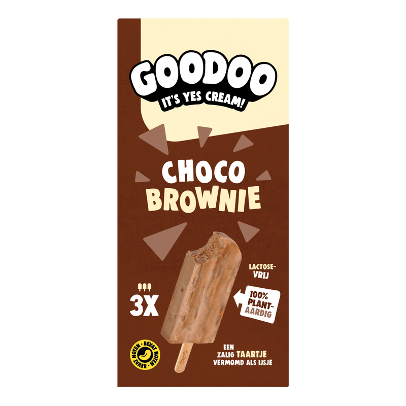 Goodoo Choco brownie 3 st.