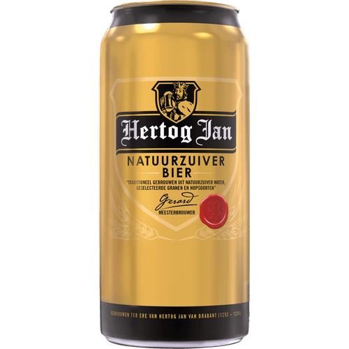 Foto van Hertog Jan Pilsener op witte achtergrond