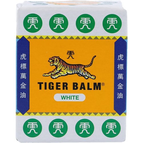 Foto van Tigerbalm Tijgerbalsem wit groot op witte achtergrond
