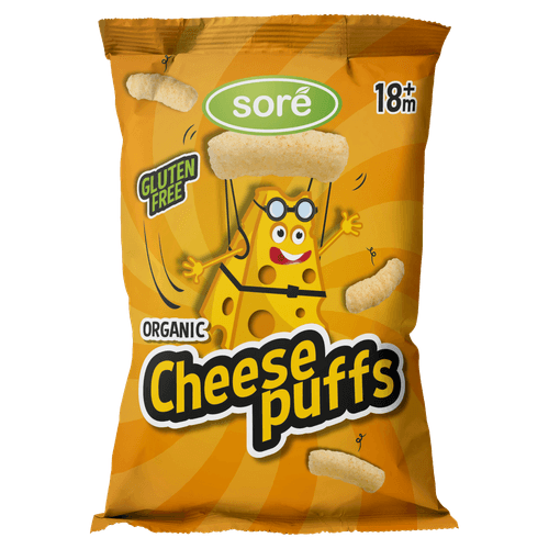 Foto van Sore Cheese puffs 18+ mnd op witte achtergrond