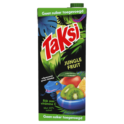 Foto van Taksi Jungle fruit gst op witte achtergrond