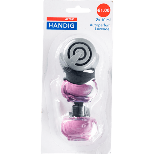 Foto van Altijd handig Autoparfum 2x 10 ml clip on op witte achtergrond