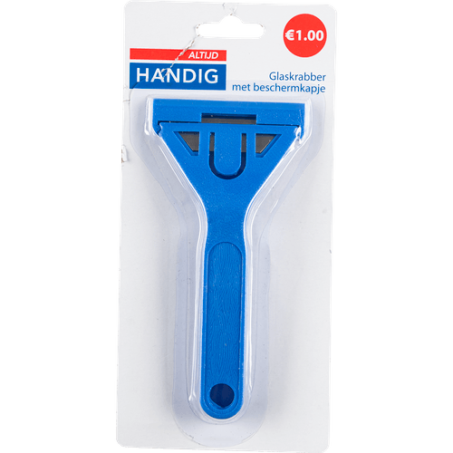 Foto van Altijd handig Glaskrabber op witte achtergrond