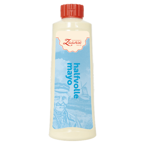 Foto van Van Wijngaarden's Mayonaise zaanse halfvol op witte achtergrond
