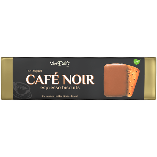 Foto van Van Delft Cafe noir op witte achtergrond