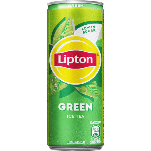 Foto van Lipton Ice tea green op witte achtergrond
