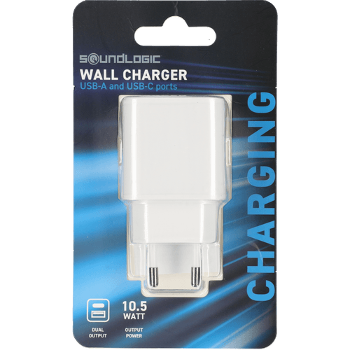 Foto van Soundlogic adapter usb-a-c op witte achtergrond