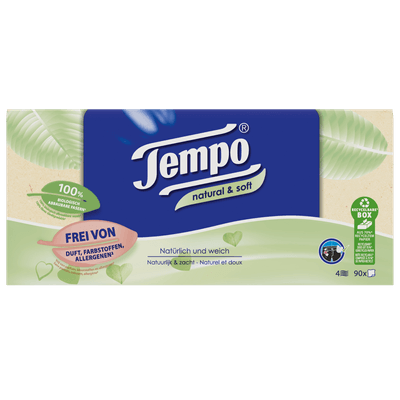 Tempo Natural & soft - 90 Stuks