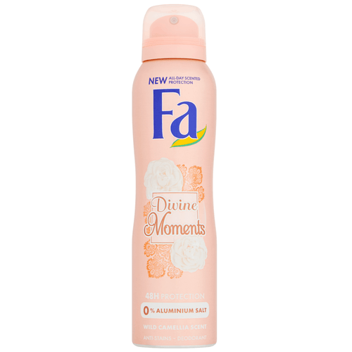 Foto van Fa Deospray divine moments op witte achtergrond