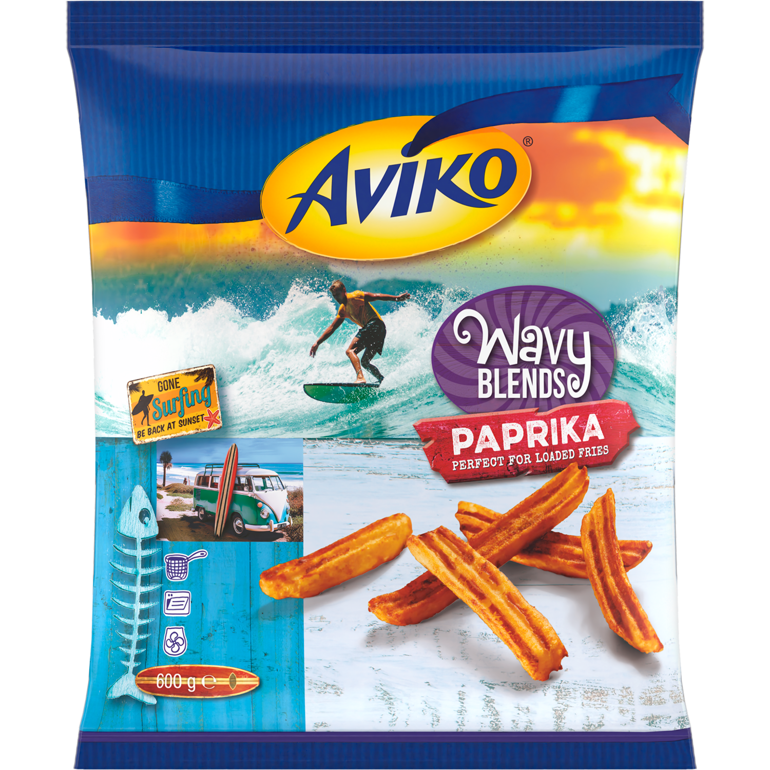 Aviko Wavy blends paprika