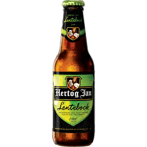 Foto van Hertog Jan Lentebock op witte achtergrond