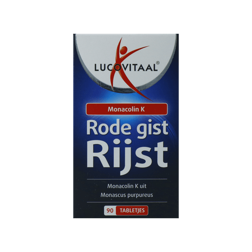 Foto van Lucovitaal Rode gist 90 st. op witte achtergrond