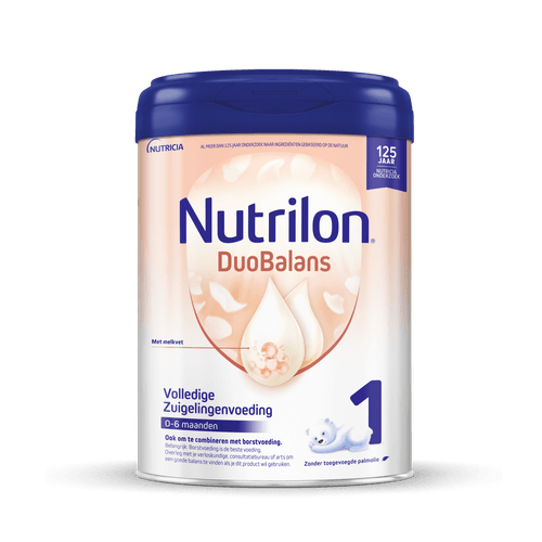 Foto van Nutrilon Zuigelingenvoeding duobalans 1 0-6 maanden op witte achtergrond