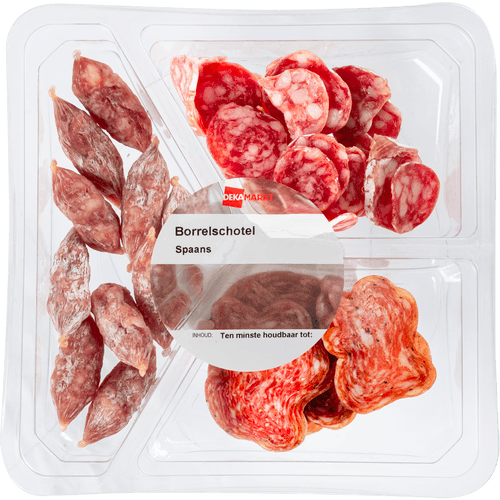 Foto van DekaMarkt Borrelschotel spaans op witte achtergrond