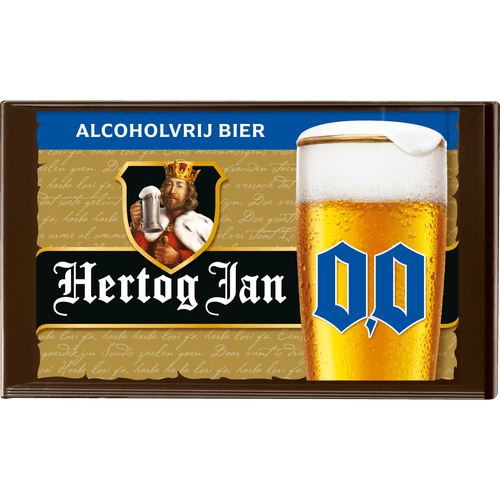 Foto van Hertog Jan Pilsener alcoholvrij 24 x 30cl op witte achtergrond