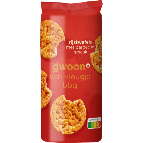 Foto van G'woon Rijstwafel bbq op witte achtergrond